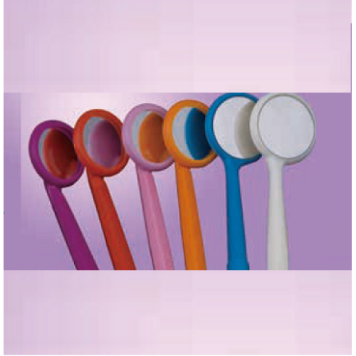 Disposable Mouth Mirror (Steriled, hexagon handle) plastic