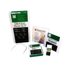 DENTAL DAM KIT WITH WINGLESS CLAMPS+PLASTIC FRAME  H02792