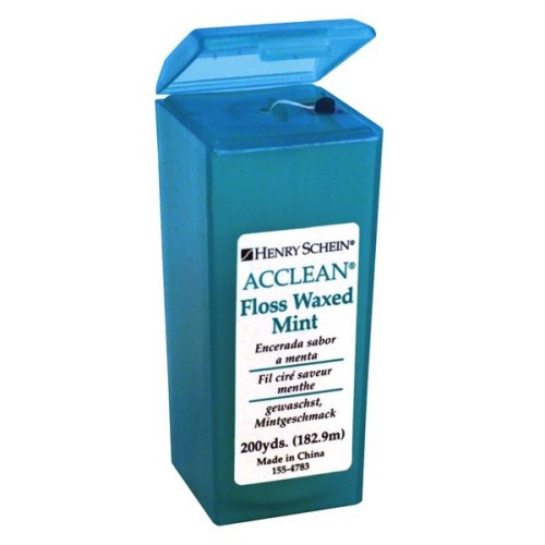 DENTAL FLOSS MINT WAXED 100yd