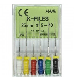 K-Files size 25 MM PK/6