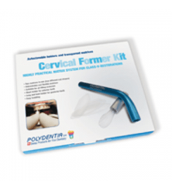 Cervical Former Kit. 1 Long, bent holder – 1 Short, straight holder 50 matrices