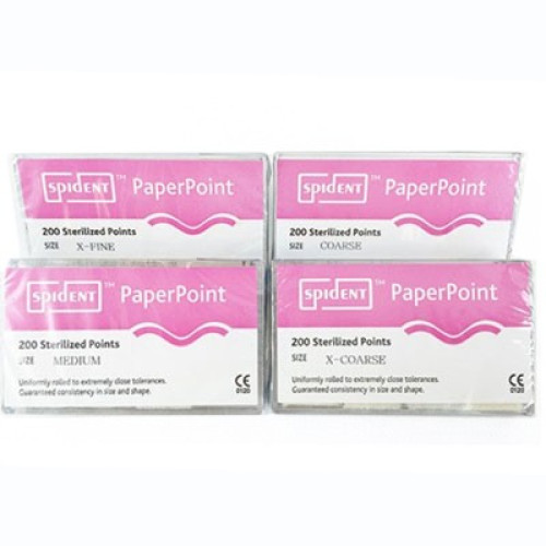 ABSORBENT PAPER POINTS STERILIZED BY SPIDENT 200/PACK